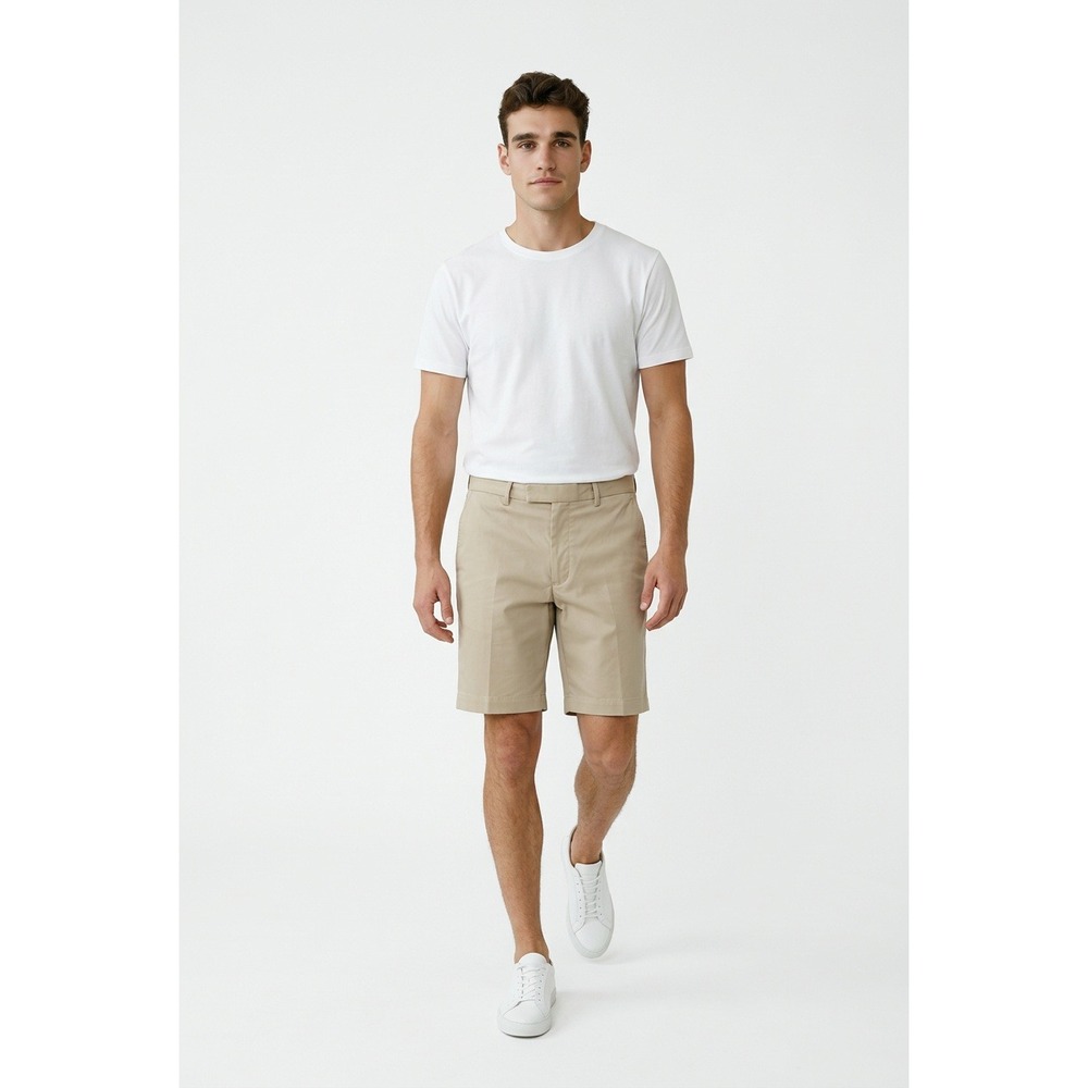 RLX Ralph Lauren Mens Khaki Golf Shorts Tan Performance Polyester‎ Size 34